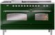 Ilve® Nostalgie II Series 60" Emerald Green Pro Style Dual Fuel Range-1