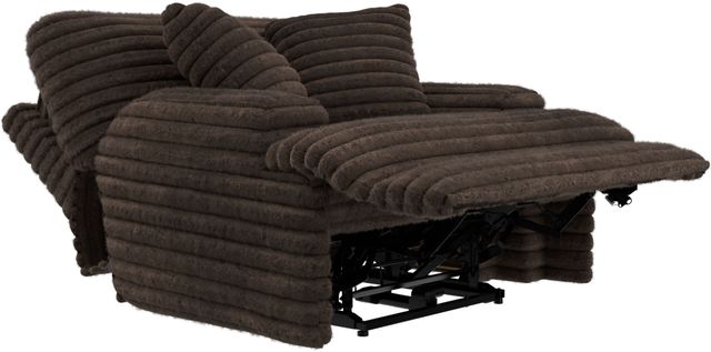 Catnapper® Cushy Chocolate Power Recliner with Power Adjustable Headrest-4