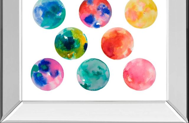 Classy Art Stunning Universe II by LanieLoreth Mirror Framed Wall Art-1