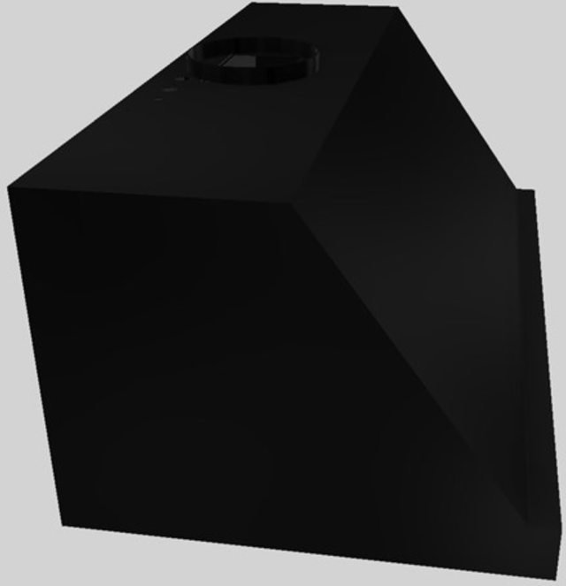 Vent-A-Hood® 42" Wall Mounted Range Hood-Black-1