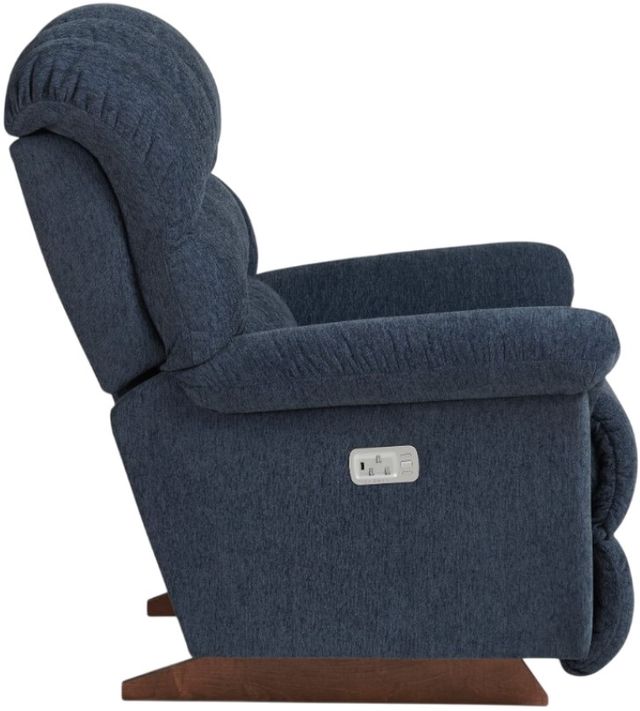 La-Z-Boy® Randell Navy Power Rocking Recliner with Headrest and Lumbar-3