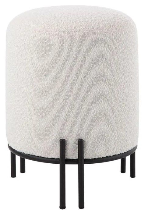 Renwil® Cynthia Ivory Accent Stool-0