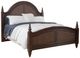 American Woodcrafters Rodanthe Cherry Brunette King Woven Panel Bed-0