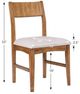 Winners Only® Portland Brown Short Panel Side Chair-2