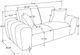 Coaster® Burnett Burnt Orange Upholstered Wide Arm Loveseat-3