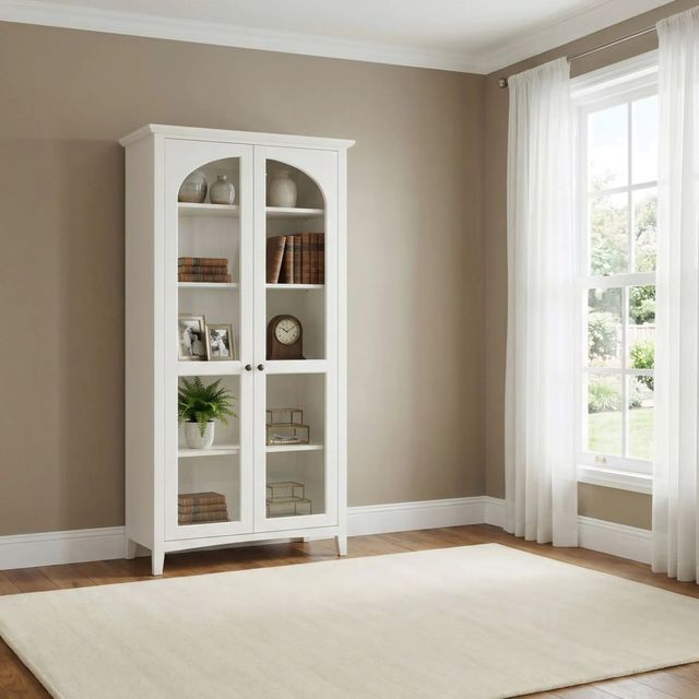Modus Furniture Grace Snowfall Display Cabinet-1