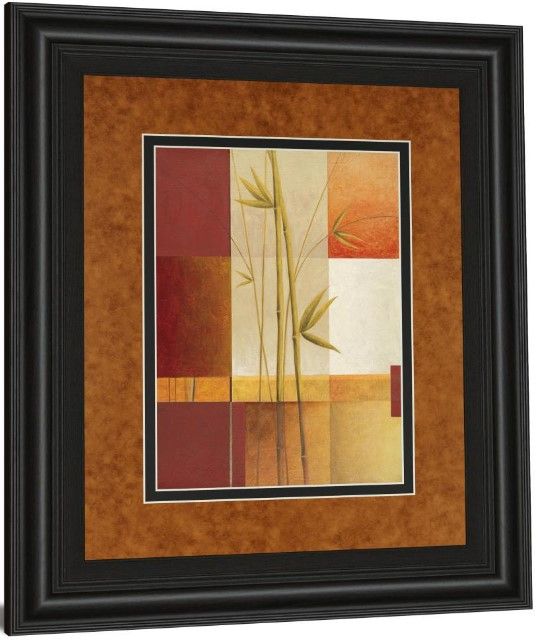 Classy Living Estudio Arte Contemporary Bamboo I 34" Wall Art-3