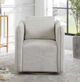 Uttermost® Corben White Swivel Chair-1