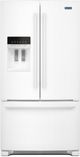 Maytag® 24.7 Cu. Ft. White French Door Refrigerator-0