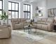 Design2Recline Westchester Beige Power Reclining Loveseat-1