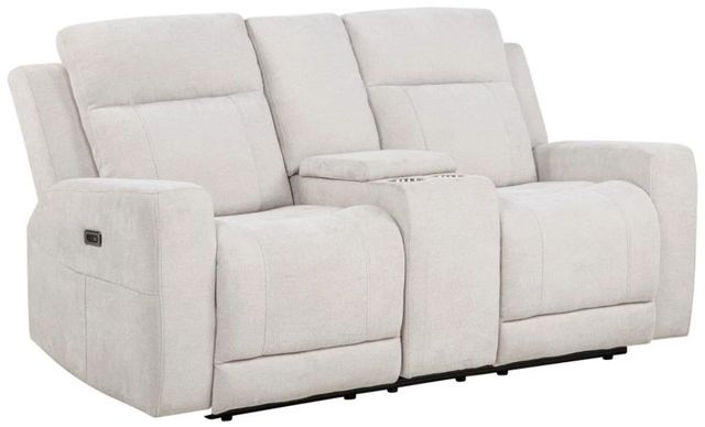 Coaster® Kennett Ivory Power Reclining Loveseat-0