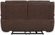 Flexsteel® Beau Dark Sable Brown Power Reclining Loveseat with Power Headrests-4