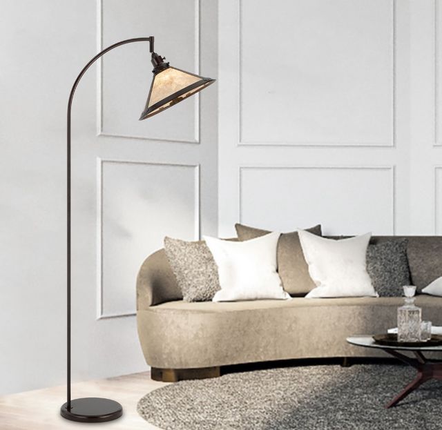 Cal® Lighting & Accessories Downbridge Dark Bronze Floor Lamp-3