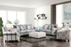 Furniture of America® Misty Ivory Ottoman-1