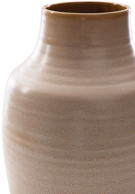 Signature Design by Ashley® Millcott 2-Piece Tan 10" Vase Set-2