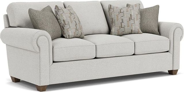 Flexsteel® Carson Silver Glacier Sofa-0