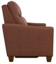 La-Z-Boy® Quinault Chestnut Leather Power Reclining Chair with Headrest-3