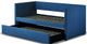 Mazin Furniture Therese Blue Daybed With Trundle-1