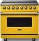 Viking® 5 Series 36" Daffodil Pro Style Induction Range with Polished Chrome Trim-0