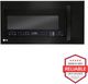LG 2.0 Cu. Ft. Matte Black Stainless Steel Over The Range Microwave-1
