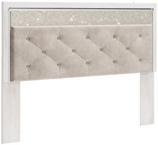Signature Design by Ashley® Altyra Beige/White King/California King Upholstered Panel Headboard
