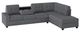Homelegance® Maston 3-Piece Dark Gray L-Shape Reversible Sectional with Ottoman-5