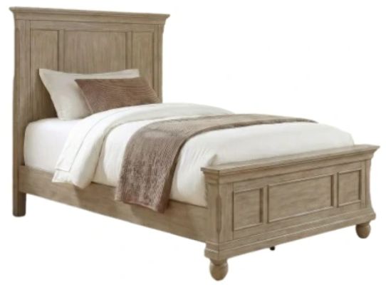 Liberty Furniture Rustic Traditions Saddle Tan Twin Panel Bed-0