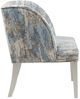 Olliix by Madison Park Delilah Grey/Blue Wingback Accent Lounge Chair-3