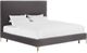 TOV Furniture Delilah Grey Queen Textured Velvet Bed-0