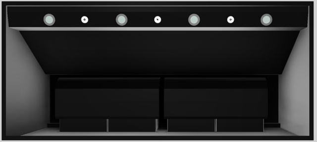 Vent-A-Hood® 54" Wall Mounted Range Hood-Black-3
