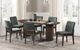 New Classic® Home Furnishings Kody 5-Piece Forest Green/Walnut Oval Dining Table Set-1