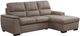 Mazin Furniture Andes 2-Piece Taupe Right-Arm Facing Pullout Sleeper Sectional and Storage Chaise-2