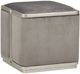 Michael Amini® Linea Gray Pearl/Silver Mist Ottoman-0