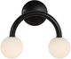 Renwil® Santo Matte Black Wall Sconce-3