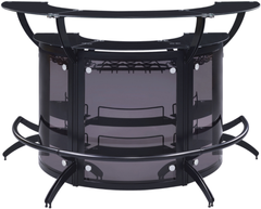 Coaster® 3-Piece Black/Smoke Bar Unit