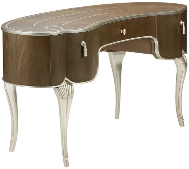 Michael Amini® Villa Cherie Chardonnay/Hazelnut Vanity Table  -0