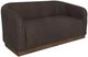 International Furniture Direct Suomi Chocolate Brown Loveseat-0