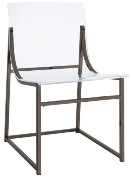 Coaster® Adino Black Nickel Dining Side Chair-0