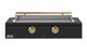 Caliber™ Rockwell Social 48" Ultra Matte Black Built-In Liquid Propane Outdoor Griddle with Gold Hardware-0
