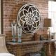 Uttermost® Conselyea Aged Ivory Round Mirror-2