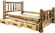 Montana Woodworks® Glacier Country Stain & Clear Lacquer California King Bed with Storage-4