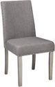 Brassex Inc. Bella 2-Piece Light Grey Side Chair Set-0