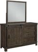 Liberty Furniture Thornwood Hills 3-Piece Rock Beaten Brown Twin Youth Bookcase Bedroom Set-5