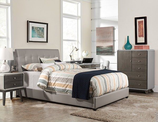HH2 Home Lusso Gray King Tufted Headboard-1
