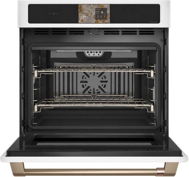 Café™ Professional Series 30” Matte White Smart Single Electric Wall Oven with Convection-1