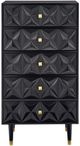 Linon Geo Black Chest Of Drawers-0