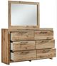 Signature Design by Ashley® Hyanna Tan Brown Dresser and Mirror Set-3