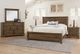 Artisan & Post by Vaughan-Bassett Cool Rustic Mink California King Plank Bed-1