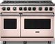 Viking® 7 Series 48'' Blush Pro Style Gas Range-0