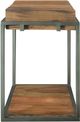 Riverside Furniture Maverick Brown Chairside Table with Metal Framework-0